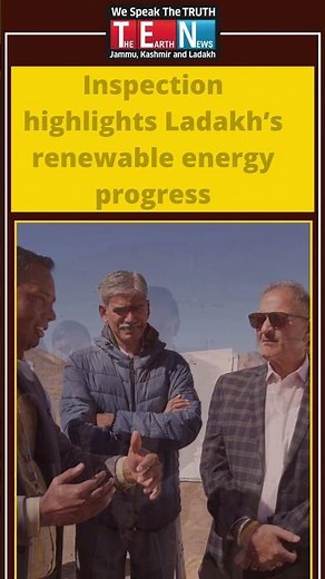 LG Kavinder Gupta inspects 12 MW Solar Power Project at Phey, Leh