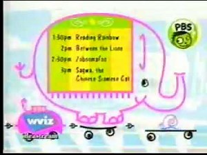 PBS Kids Schedule Bumper: Elephant (WVIZ 2002)