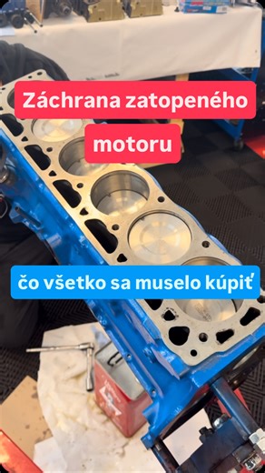 záchrana motoru zatopeného Mustangu - čo všetko treba?😀 #mustang #l6 | White Stripes Madness