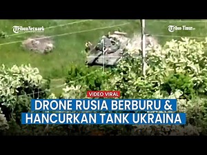 Detik detik Tergeletaknya Tentara Ukraina, Usai Tank Dihancurkan Drone Peluncur Roket