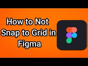 How to Not Snap to Grid in Figma