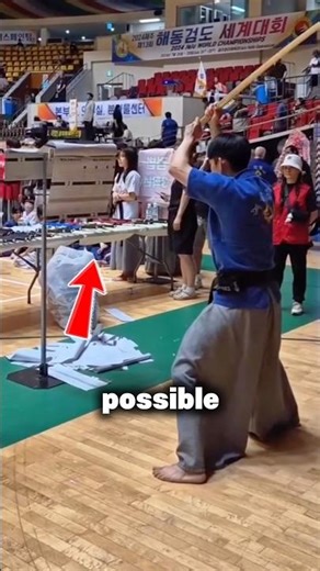 Cutting Toilet Paper with a Wooden Sword 😲 #shorts #zynko