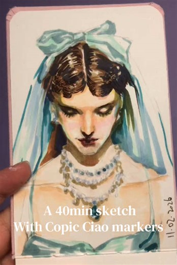 40-Minute Copic Sketch: Trust the Process