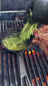 15K views · 154 reactions | Three Tomahawks. Open fire. Herb Butter. Wireless precision. What more could you need?  數 Legendary cook @flipsterbbq | MEATER | Facebook