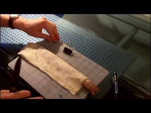 Making a Rawhide Knife Sheath