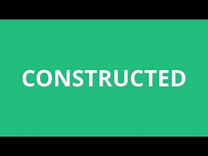 How To Pronounce Constructed - Pronunciation Academy