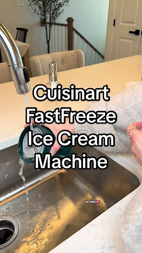 Replying to @Jessica Michelle 🫶🏻 Quiet, easy to clean, and affordable?! Love my Cuisinart FastFreeze ice cream maker! It makes it so easy to make homemade ice cream and other frozen treats at home 🍦🍧 #cuisinarticecreammaker #icecreammaker #icecreammachine #cuisinartfastfreezeicecreammachine #homemadeicecream