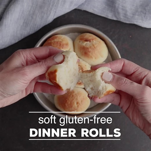 18K views · 74 reactions | Comment "RECIPE" and I'll DM you the details! 冀 Fluffy gluten free dinner rolls that’ll have your whole holiday table asking “wait, these are gluten-free?” #glutenfreebreadrecipe #glutenfreedinnerrolls #dinnerrollsrecipe https://glutenfreeonashoestring.com/gluten-free-dinner-rolls/ | Gluten Free on a Shoestring | Facebook