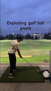 Exploding golf ball