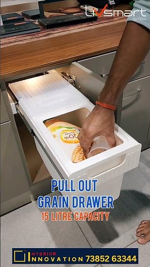 Pull Out Grain Drawer from Ebco
