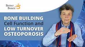 Dr. Brown discusses the phenomenom she calls Low Turnover Osteoporosis, which occurs when you you have low bone breakdown, but also are building up less, caused by a dysfunction of bone-building cells. Find out why this occurs in this video! The NTx Test: https://www.betterbones.com/testing/am-i-losing-bone-right-now/ Osteoporosis and Stress Response: https://www.betterbones.com/emotions-and-bone/osteoporosis-stress-response/ | Better Bones, Better Body: Osteoporosis & Osteopenia