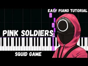 Squid Game - Pink Soldiers (Easy Piano Tutorial)