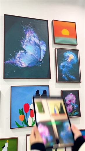 This Is What Happens When Your Gallery Uses WebAR 🖼️✨ #augmentedreality #augmentedrealityart #webar