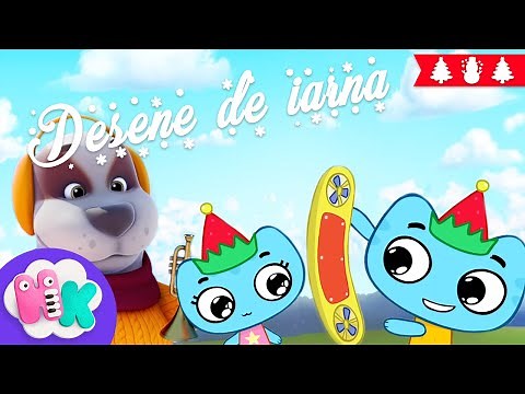 Desene de iarna in romana ❄️ Ham Miau, Kit si Kate & Trenuletele ⛄ HeyKids - Desene animate
