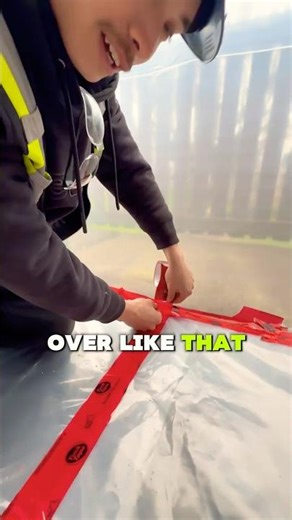 How do you cut tuck tape without a knife? #renovation #construction #demolition #tools #remodelling