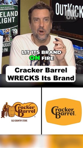 🚨 Cracker Barrel has officially LIT its brand on fire. From beloved Southern staple → to total brand meltdown. Clay breaks down how it all went wrong. | OutKick