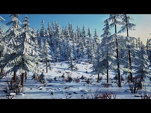 Winter Forest Environment ❄️ (Relaxing Animation)