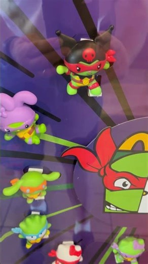 Turtles x Hello Kitty Happy Meal Collectibles