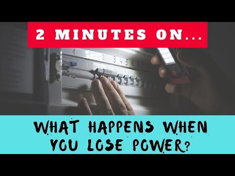 What Happens When We Lose Power at the Funeral Home? Just Give Me 2 Minutes
