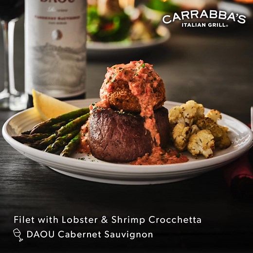 Join us for our February wine dinner featuring DAOU wines, paired with four Italian courses—a legacy of passion & craftsmanship. | Carrabba's Italian Grill