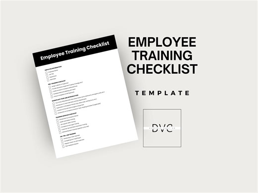 New Employee Training Checklist Template Onboarding Process Planner HR Training Guide Employee Orientation Tracker Digital Download - Etsy Australia