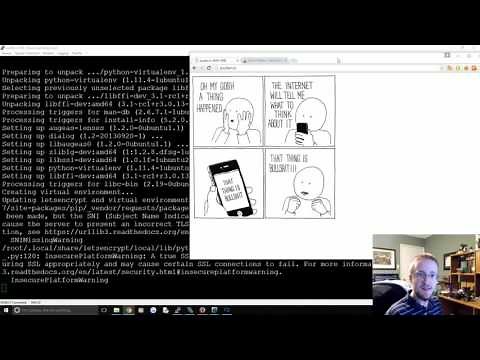 SSL for HTTPS with Apache server - Flask web development with Python 35