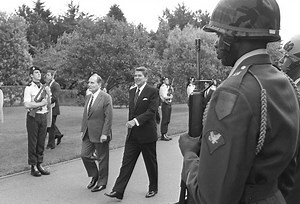 Biden’s team takes from Reagan’s playbook as he heads to Normandy