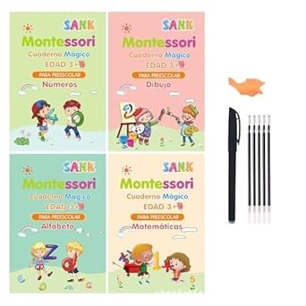 Amazon.com: Free Wiping Spanish Magic Copybook Pen Kids Calligraphy Children Reusable Español Writing Practice Book Age 3-8: Productos de Oficina
