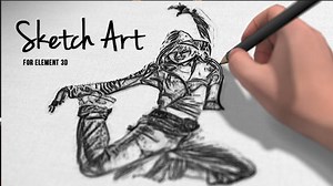 Download Pencil Sketch Art - FREE Videohive - aedownload.com