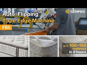 Automatic Mattress Tape Edge Machine FB5 | SINGER 300-U Sewing Head, Side Border Winding Sewing