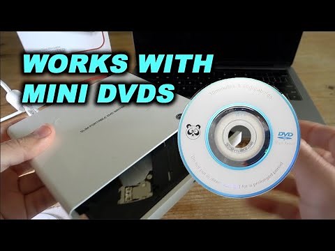 The DVD drive that works with mini DVDs: LG Portable DVD Writer