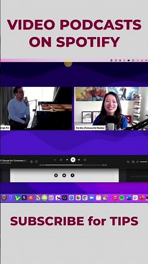 Video Podcast on Spotify Desktop - What it looks like