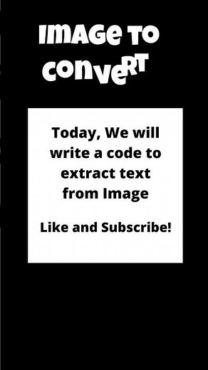 Extract text from Image using Python: OCR 😮🐍#coding