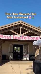 Aloha from the Twin Oaks Ladies Club! The annual Maui Invitational Tournament was in full swing, bringing island vibes and friendly competition to the course! 🌸 #mauiinvitational #golftournament #Aloha #twinoaks #twinoaksgolfcourse #ladiesclub | Twin Oaks Golf Course