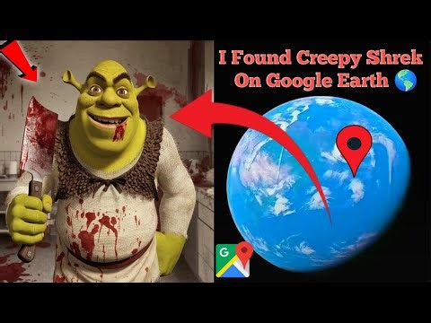 I Found Creepy Shrek On Google Earth Old Maps 🌎#googlemaps #googleearth #viralvideo