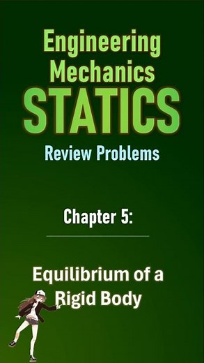 Equilibroum of a Rigid Body (Review Problems) - Hibbeler #shorts #engineering