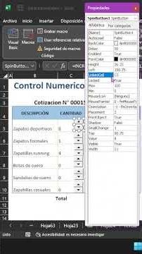 Así controlo cantidades en Excel con botones como un sistema real 😳🔥
