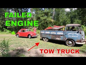 $100 Engine swap, VW BUG Getting a Trash Picked Engine.