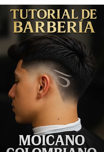 Tutorial de Barbería: Moicano Colombiano con Fade 🔥
