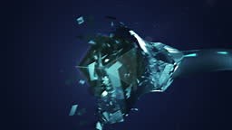 3D animation of a sperm cell structure. Human fertility issues and...