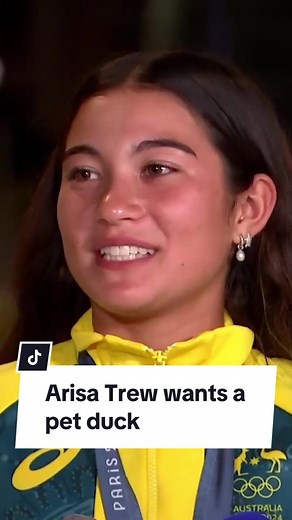 14-Year-Old Aussie Gold Medalist Arisa Trew Wants a Pet Duck