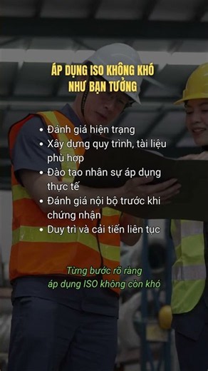 Áp dụng ISO không khó như bạn tưởng #isocert #isocerthrms #daotaoiso #chungnhaniso