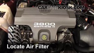 How to Change Engine Air Filter: 2001 Chevrolet Lumina 3.1L V6