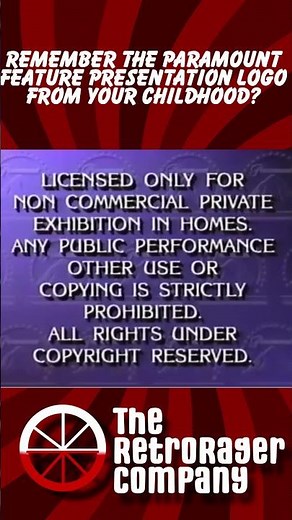 Remember The Paramount Feature Presentation Bumper? #shorts #fypシ #childhood #vhs