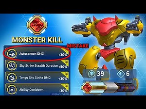 Tengu with Carbine 8 - Monster Kill - Mech Arena