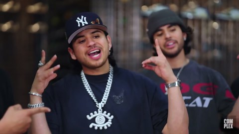 JOP & Fuerza Regida go sneaker shopping with Complex