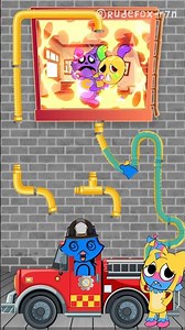 🔥A Sudden Blaze Strikes - Yatta Team Fights to Save Catnap and Looey #shorts