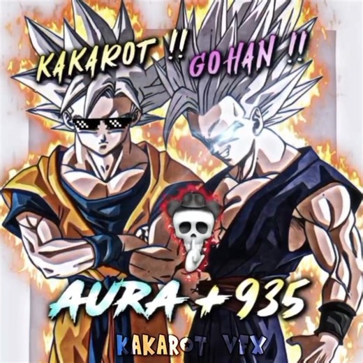 Goku & Gohan Glow Up 💀🥶 #goku #gohan #dbz #dbs #anime