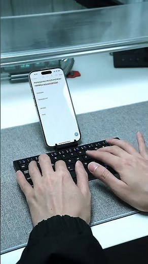 This keyboard is ideal for quick trips 🎒 #TravelGear #PortableKeyboard #CompactTech