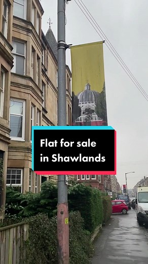 A flat for sale in one of the coolest neighbourhoods in the world #shawlands #auctionhouse #glasgowsouthside #propertytour #buytolet #scottishproperty